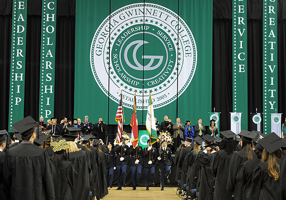 Picture of Georgia Gwinnett College Graduation Ceremony Banner