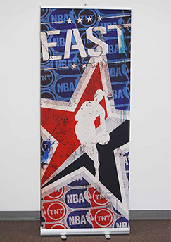 NBA-Themed Retractable Banner