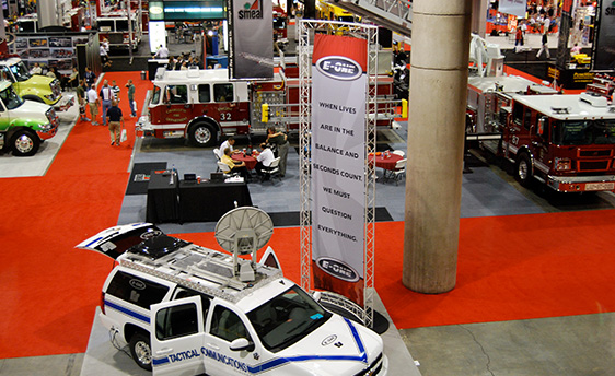 Big Portable Display at a Trade Show